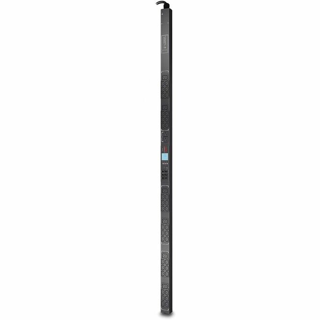 APC by Schneider Electric AP8861 APC NetShelter Metered Rack PDU, 0U, 5.7kW, 208V, 3 phase 20A, 36 C13, 6 C19, 2 NEMA 5-20R outlets