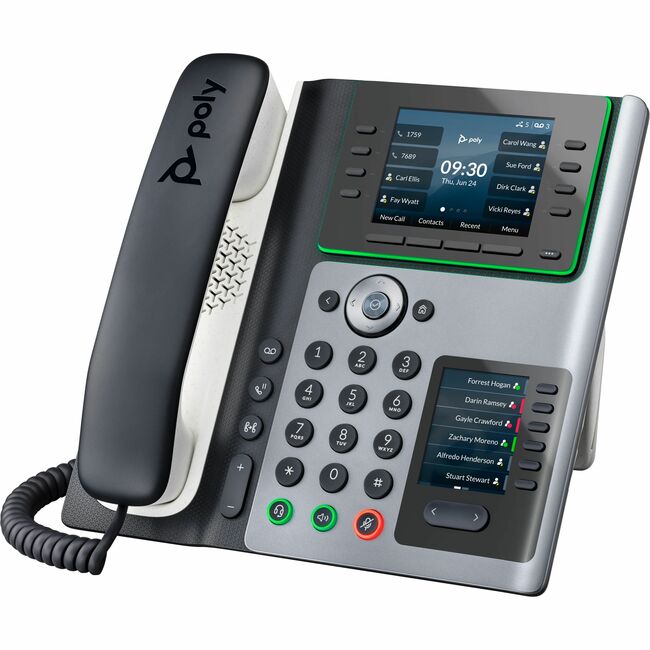 HP 82M93AA Poly Edge IP Phone - Corded - Corded - Desktop