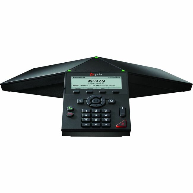 HP 830A0AA Poly Trio 8300 IP Conference Station - Corded - Wi-Fi, Bluetooth