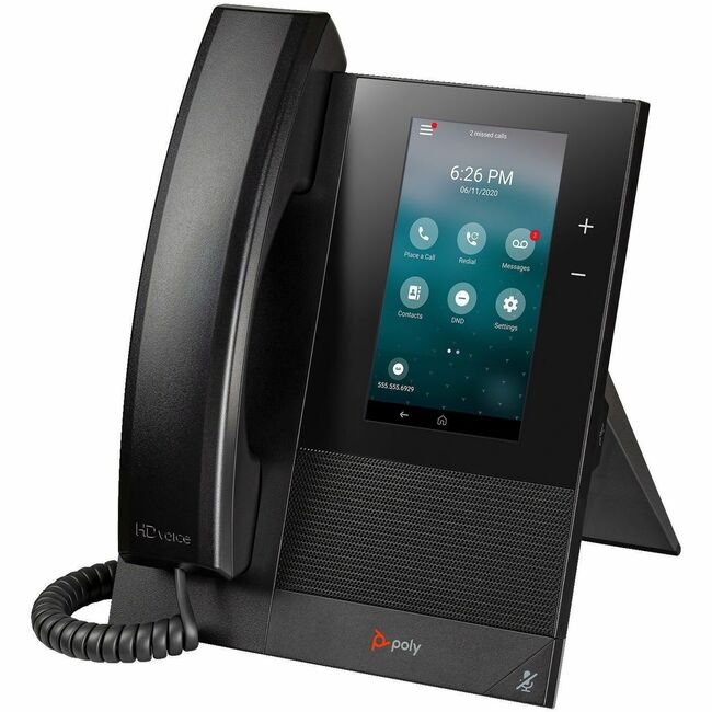HP 849A3AA#ABA Poly CCX 400 Business Media Phone with Open SIP and PoE-enabled GSA/TAA