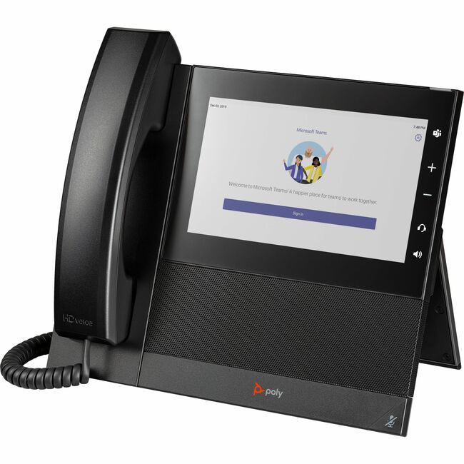 HP 849A8AA#ABA Poly CCX 600 Business Media Phone for Microsoft Teams and PoE-enabled GSA/TAA