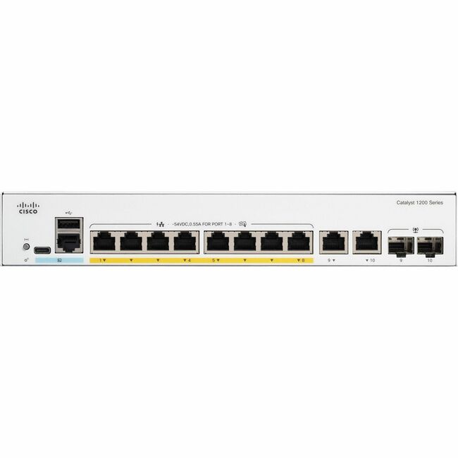 Cisco C1200-8P-E-2G Catalyst C1200-8P-E-2G Ethernet Switch