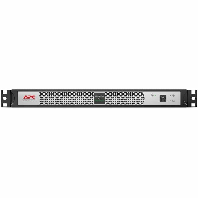 APC by Schneider Electric SCL500RM1U APC Smart-UPS, Line Interactive, 500VA, Lithium-ion, Rackmount 1U, 120V, 4x NEMA 5-15R outlets, Short Depth