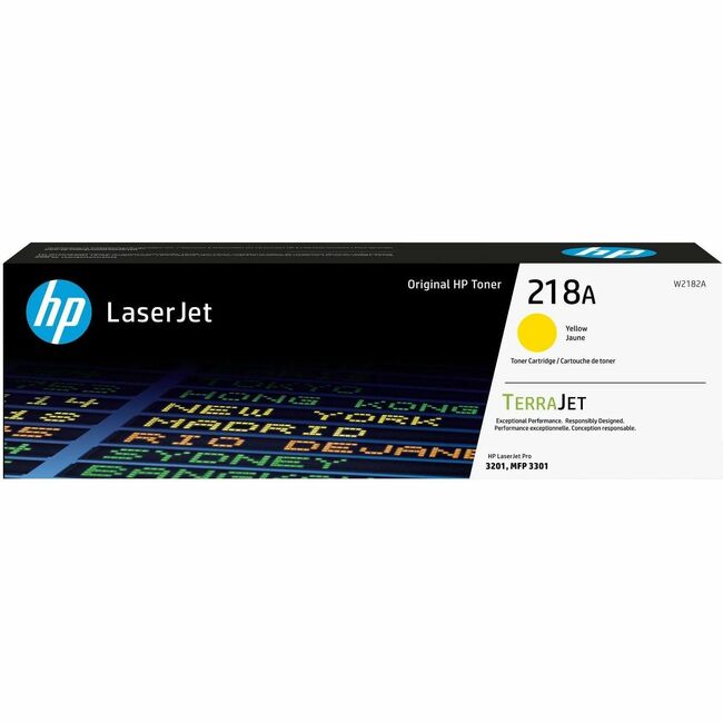 HP I W2182A HP 218A Original Laser Toner Cartridge - Yellow - 1 Each
