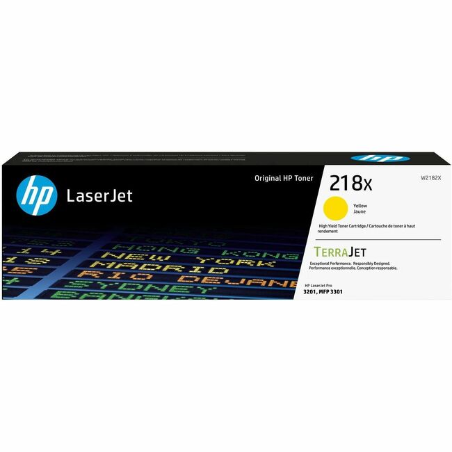 HP I W2182X HP 218X Original High Yield Laser Toner Cartridge - Yellow - 1 Each