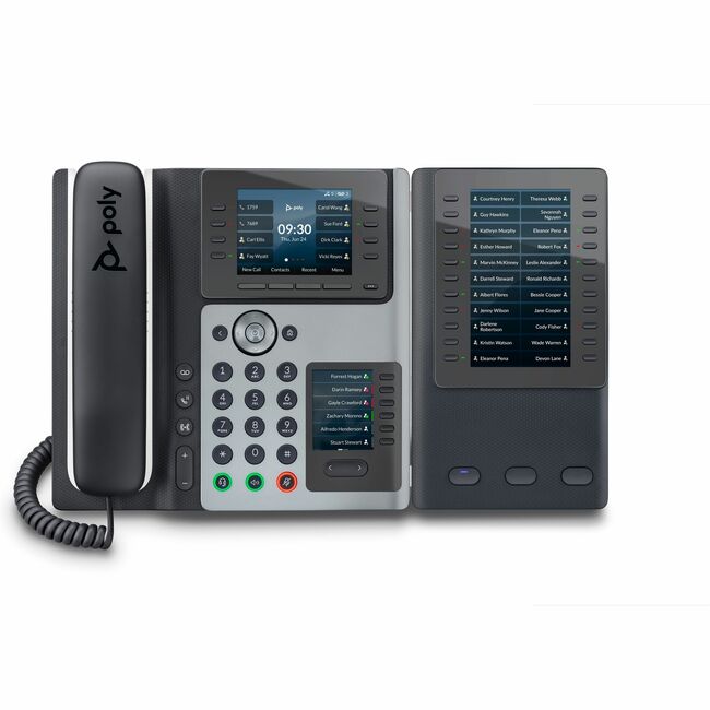 HP 8F3G9AA Poly Edge E450 IP Phone and PoE-enabled GSA/TAA