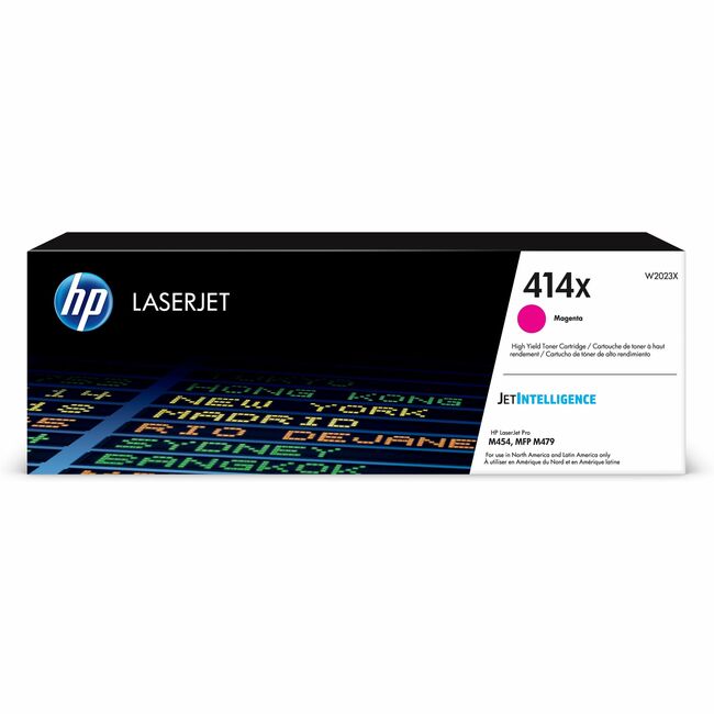 HP I W2023XR HP EvoCycle 414x Original High Yield Laser Toner Cartridge - Single Pack - Magenta - 1 Pack