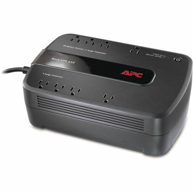 APC by Schneider Electric BE650G1 BACK-UPS 650VA 8OUTLET