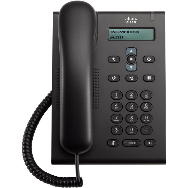 Cisco CP-3905= 3905 IP Phone - Corded - Wall Mountable, Desktop - Charcoal