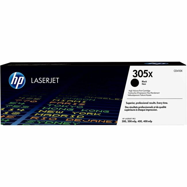 HP I CE410X HP 305X (CE410X) Original Laser Toner Cartridge - Single Pack - Black - 1 Each