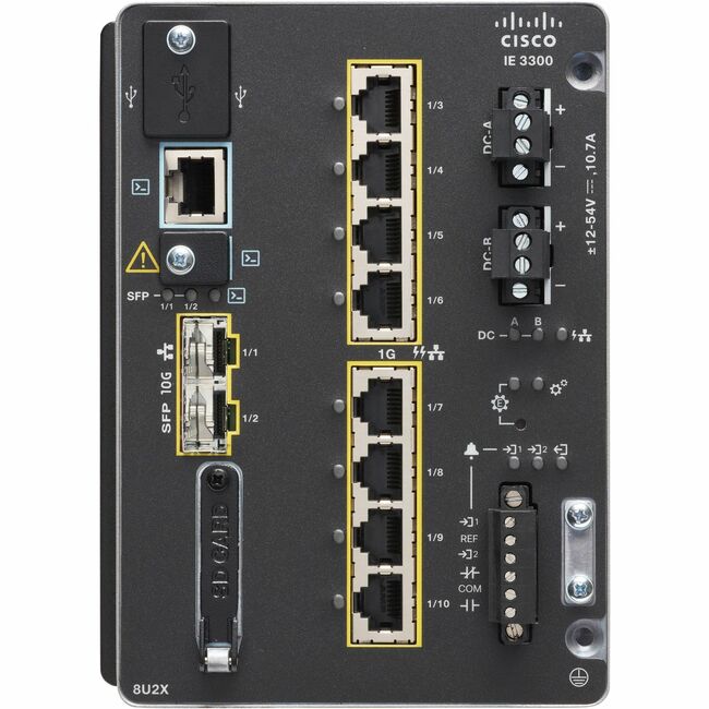 Cisco IE-3300-8T2S-E++ Catalyst IE-3300-8T2S Rugged Switch