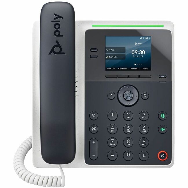 HP 8F3G5AA Poly Edge E100 IP Phone and PoE-enabled GSA/TAA