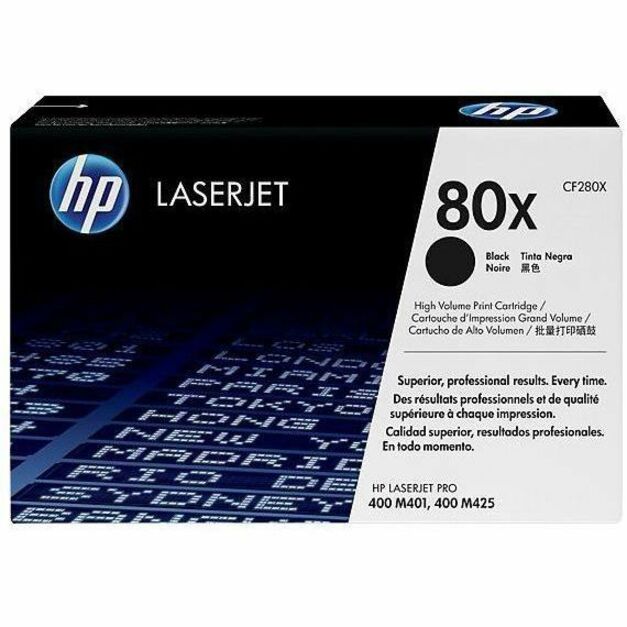 HP I CF280X HP 80X Original Laser Toner Cartridge - Black - 1 Each