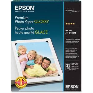 Epson S042183 25-SHEET 8.5X11 GLOSSY