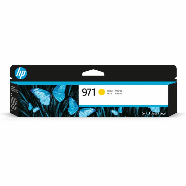 HP I CN624AM HP 971 (CN624AM) Original Standard Yield Inkjet Ink Cartridge - Single Pack - Yellow - 1 Each