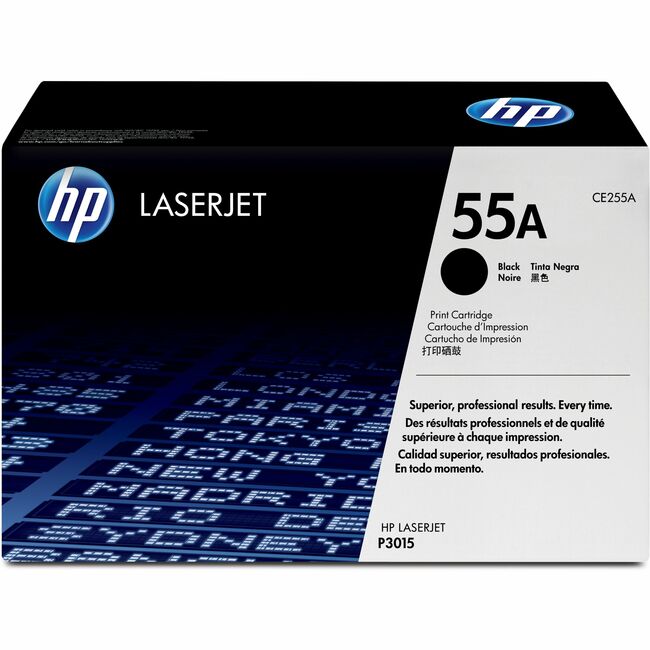 HP I CE255AG HP 55A (CE255AG) Original Laser Toner Cartridge - Single Pack - Black - 1 Each