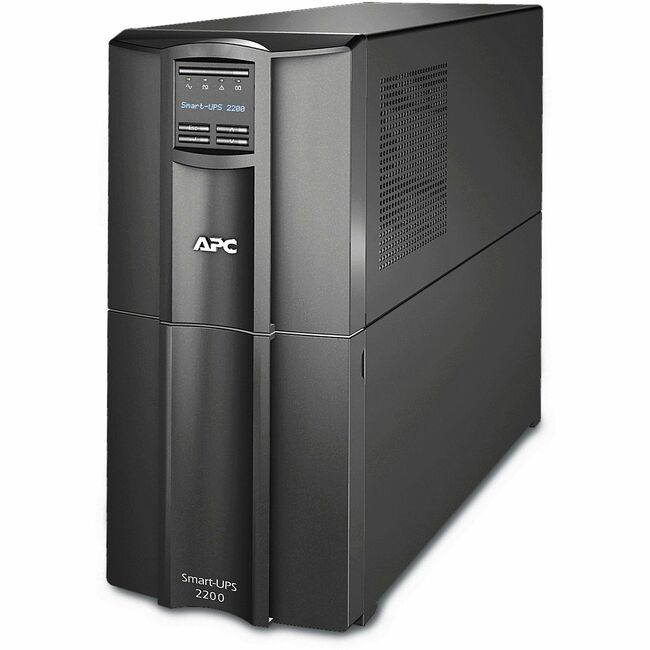 APC by Schneider Electric SMT2200US APC Smart-UPS, Line Interactive, 2200VA, Tower, 120V, 8x NEMA 5-15R+2x NEMA 5-20R outlets, SmartSlot, AVR, LCD [TAA]