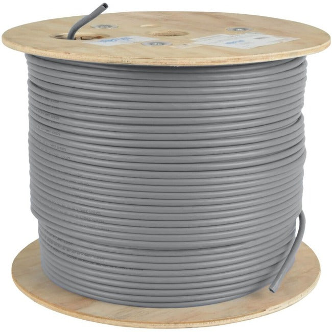 Eaton N020-01K-GY Tripp Lite Series Cat5e 350 MHz Stranded-Core (UTP) PVC Bulk Ethernet Cable - Gray, 1000 ft. (304.8 m), TAA