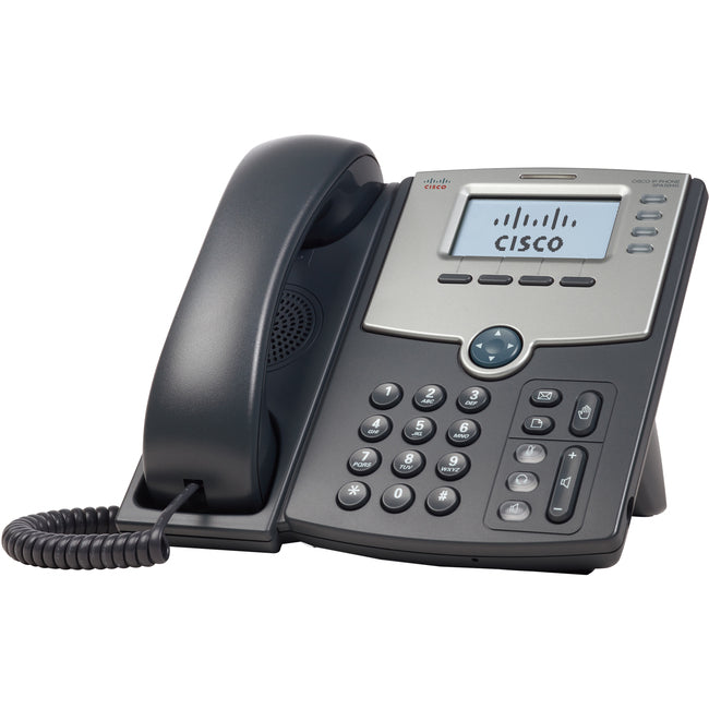Cisco Systems SPA514G-RC Cisco SPA514G IP Phone - 3 Multiple Conferencing - Wall Mountable - Dark Gray, Silver