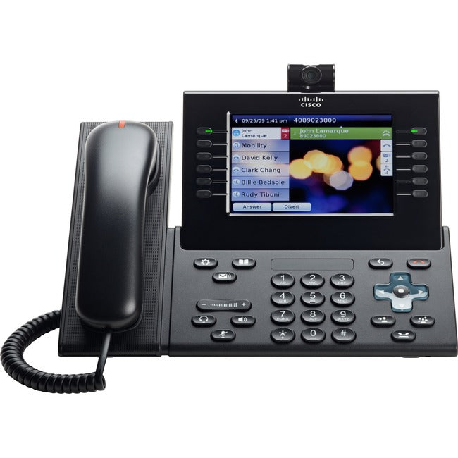 Cisco Systems CP-9971-C-K9= Cisco Unified 9971 IP Phone - 2 Multiple Conferencing - Wall Mountable - Charcoal