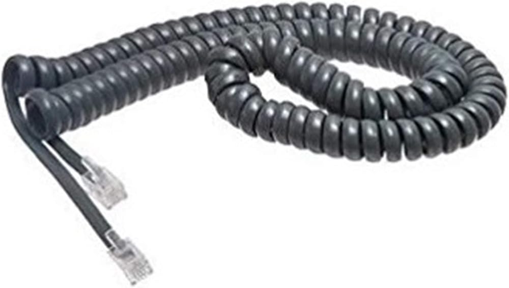 Cisco Systems CP-DX-CORD= Cisco Spare Handset Cord for Cisco IP Phone 8800, DX600 Series, Charcoal