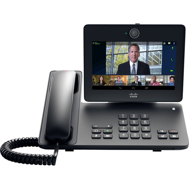 Cisco Systems CP-DX650-K9= Cisco DX650 IP Phone - Corded/Cordless - Corded/Cordless - Wi-Fi, Bluetooth - Desktop - Smoke