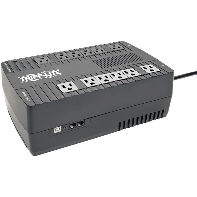 Eaton AVR750U Tripp Lite UPS 750VA line-interactive uninterruptible power supply with 12 NEMA outlets, USB port, desktop or wall mount