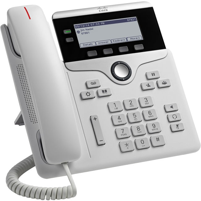 Cisco Systems CP-7821-W-K9= Cisco 7821 IP Phone - Corded - Wall Mountable, Desktop - White