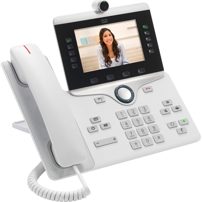 Cisco Systems CP-8845-W-K9= Cisco 8845 IP Phone - Corded/Cordless - Corded - Wall Mountable - White
