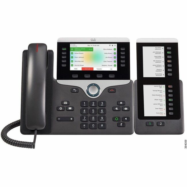 Cisco Systems CP-8851-A-K9= Cisco 8851 IP Phone - Corded - Corded - Bluetooth - Wall Mountable, Desktop, Tabletop