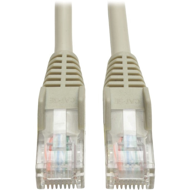 Eaton N001-200-GY Tripp Lite Series Cat5e 350 MHz Snagless Molded (UTP) Ethernet Cable (RJ45 M/M), PoE - Gray, 200 ft. (60.96 m)
