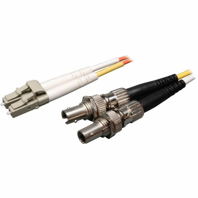 Eaton N457-001-50 Tripp Lite by Eaton 0.3M Duplex Multimode Fiber Optic 50/125 Adapter LC/ST M/F 1ft 1' 0.3 Meter