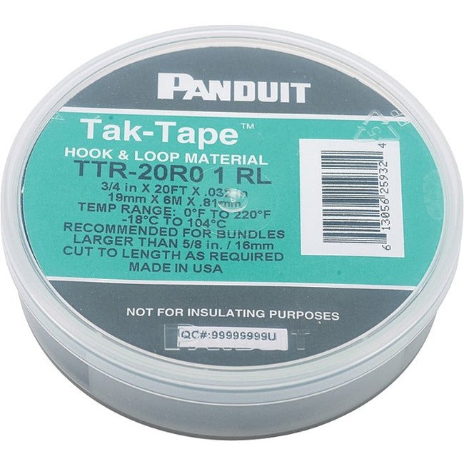 Panduit Corp TTR-20R0 Panduit Hook & Loop Cable Ties