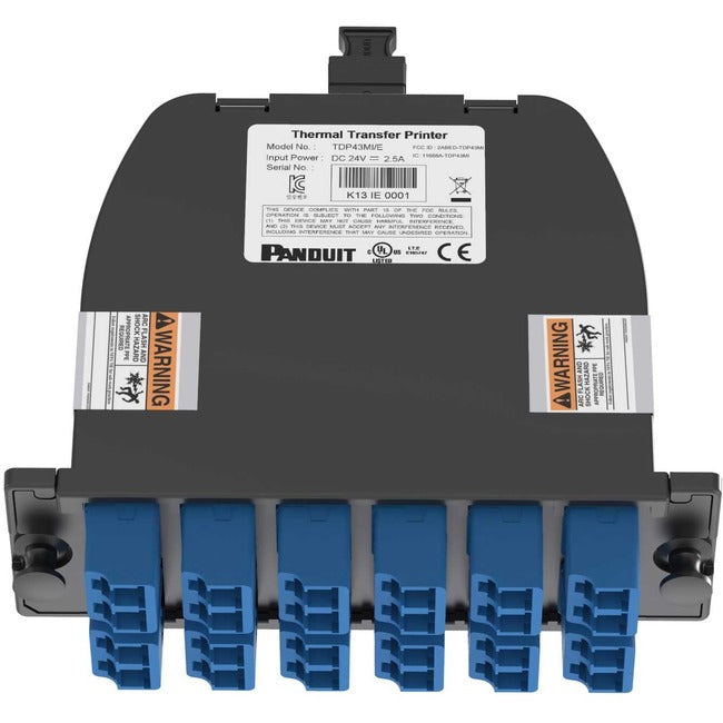 Panduit Corp FC29N-24-10U Panduit OptiCom MPO-LC Fiber Cassette OS2, 24 Fiber, Universal