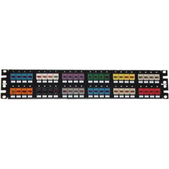 Panduit Corp CPP48FMWBLY Panduit Mini-Com 48 Port Modular Patch Panel