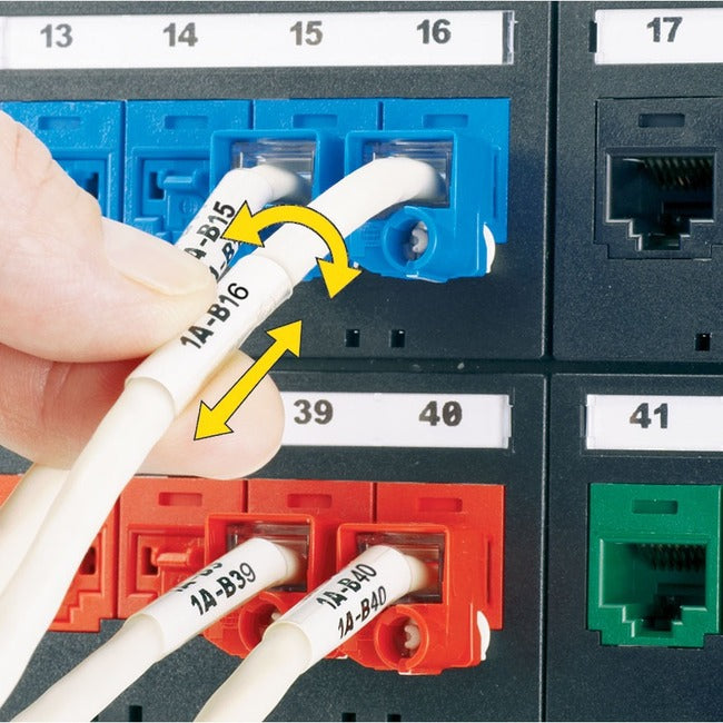 Panduit Corp R100X150V1C Panduit Turn-Tell P1 Wire & Cable Label