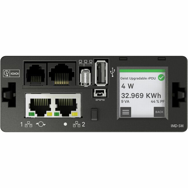 Vertiv VP5N31A1 Geist Switched Rack PDU with Next Generation IMD - 1U| 30A| 208V| (12) Combination C13/C19 Receptacles| NEMA L6-30P Plug| 4.9kW| VP5N31A1