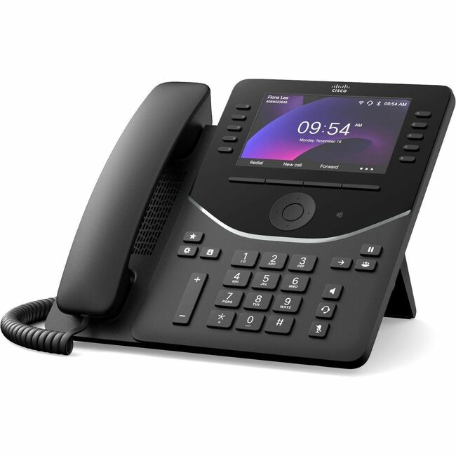 Cisco Systems DP-9871NR-K9= Cisco DP-9871 IP Phone - Corded - Corded - Desktop, Wall Mountable - Carbon Black - TAA Compliant