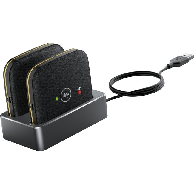 Yealink Network Technology CO. 1304026 Yealink Wireless Full Duplex Microphone - Black