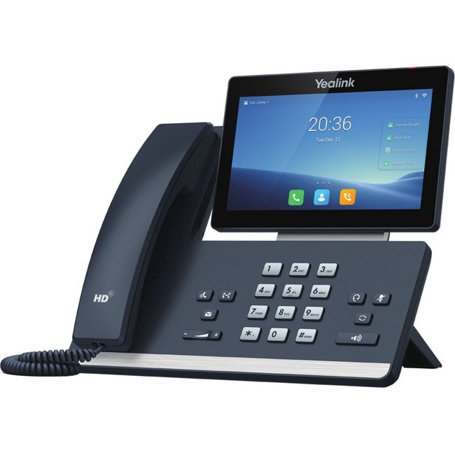 Yealink Network Technology CO. 1301111 Yealink T58W IP Phone - Corded/Cordless - Corded/Cordless - Bluetooth - Wall Mountable, Desktop - Classic Gray