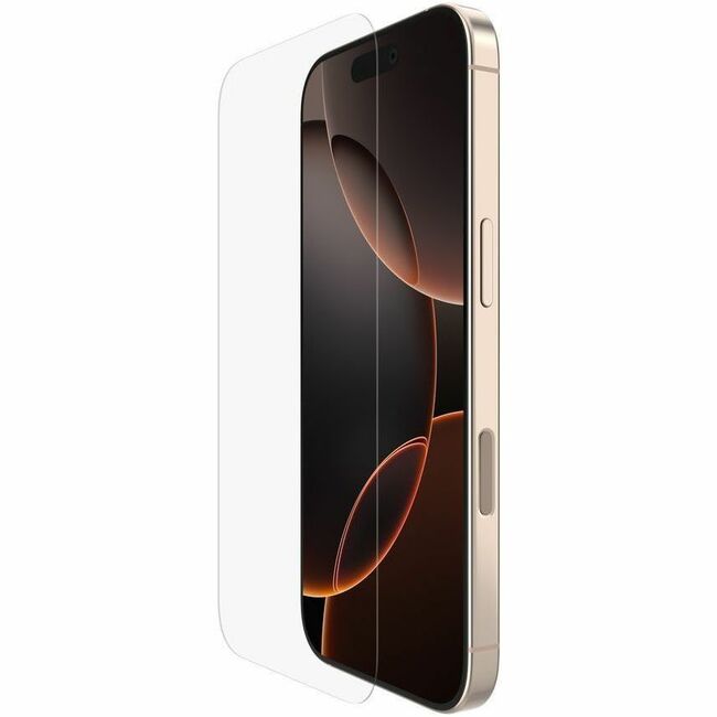 Belkin International INC OVA173FQ Belkin ScreenForce InvisiGlass Treated Screen Protector for iPhone 16 Pro