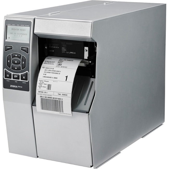 Strategic Sourcing-zebra ZT51042-T010000Z Zebra ZT510 Industrial Direct Thermal/Thermal Transfer Printer - Monochrome - Label Print - USB - Serial - Bluetooth - Near Field Communication (NFC)