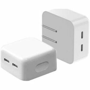 Axiom USBC235WAW-AX 35-Watt Dual USB-C Power Adapter White - USBC235WAW-AX