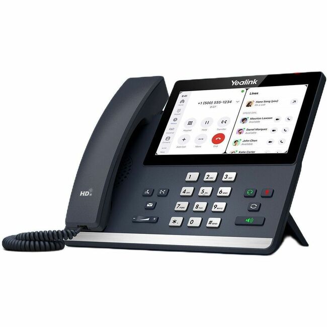 Yealink Network Technology CO. 1301121 Yealink MP56 E2 IP Phone - Corded - Corded/Cordless - Bluetooth, Wi-Fi - Wall Mountable, Stand Mountable - Classic Gray