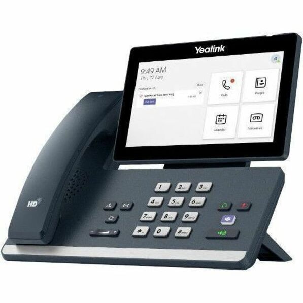 Yealink Network Technology CO. 1301122 Yealink MP58-WH E2 IP Phone - Corded/Cordless - Corded/Cordless - Bluetooth, Wi-Fi - Wall Mountable, Stand Mountable - Classic Gray