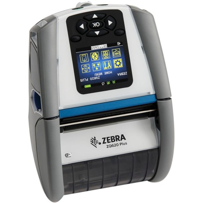 Strategic Sourcing-zebra ZQ62-HUFA004-00 Zebra ZQ620 Plus-HC Desktop, Industrial, Mobile Direct Thermal Printer - Monochrome - Label/Receipt Print - Bluetooth - Near Field Communication (NFC)