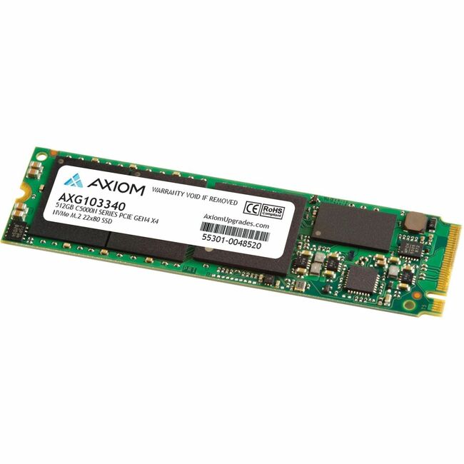 Axiom AXG103340 512GB C5000n Series PCIe Gen4 x4 NVMe M.2