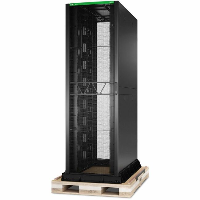 APC BY Schneider Electric AR9558SPB2 APC NetShelter SX Advanced Rack, High Strength, 52U, 2436H x 750W x 1295D mm, with Shock Package, Black [TAA]