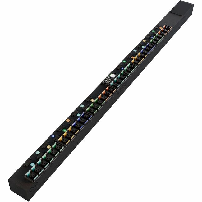 Vertiv VP7UA0A0 PowerIT VP7UA0A0 Switched Outlet Level Monitoring HD rPDU, Vertical, Three Phase, 36 Combination C13/C19 Outlets, 80A, 240/415V WYE, 0U