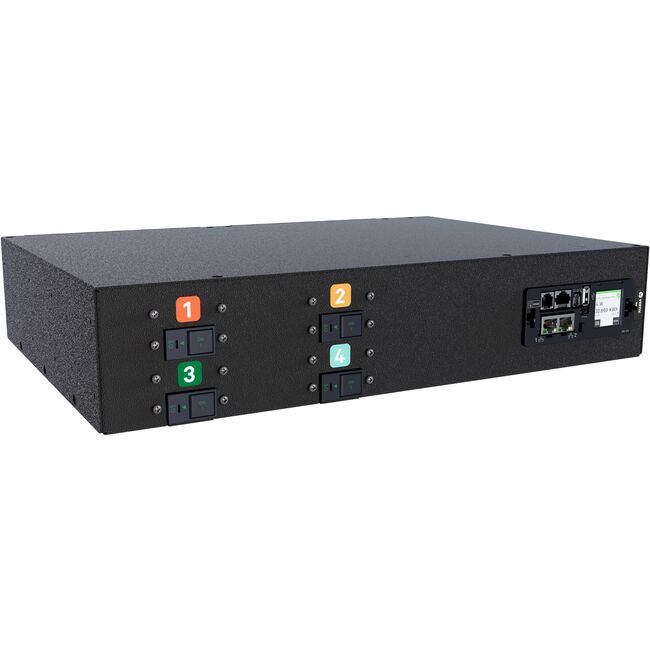 Vertiv VP4U62A0 PowerIT VP4U62A0 Upgradeable Monitored Input Level HD rPDU, Horizontal, Single Phase, 24 Combination C13/C19 Outlets, 60/63A, 240V, 2U